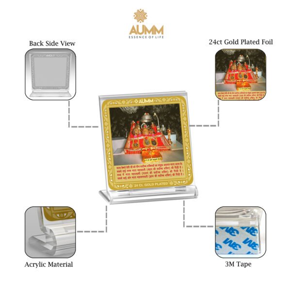 Mata Vaishno Devi Ji Pindi Roop with Hindi Description – AUMM World